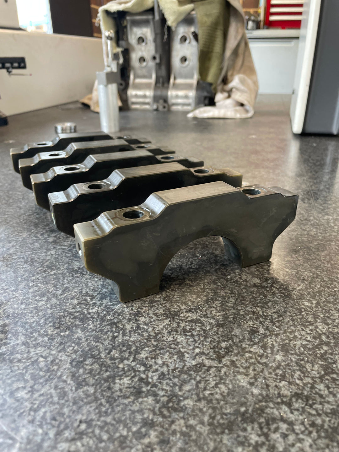 Ford 4.6 / 5.4 Billet Main Caps – 5-Cap Set for Boosted Applications